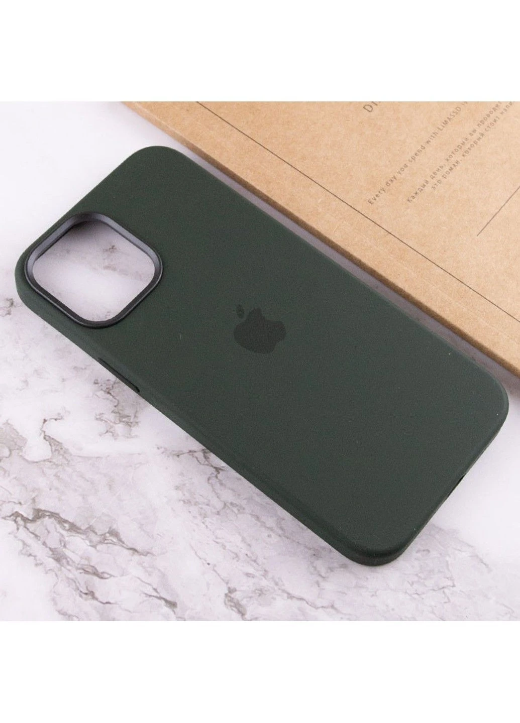 Чохол Silicone case (AAA) full with Magsafe and Animation для Apple iPhone 12 Pro Max (6.7") Epik (390132927)