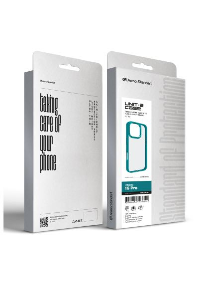 Чехол для мобильного телефона (ARM78758) ArmorStandart UNIT2 Apple iPhone 16 Pro Lake Green (357237280)