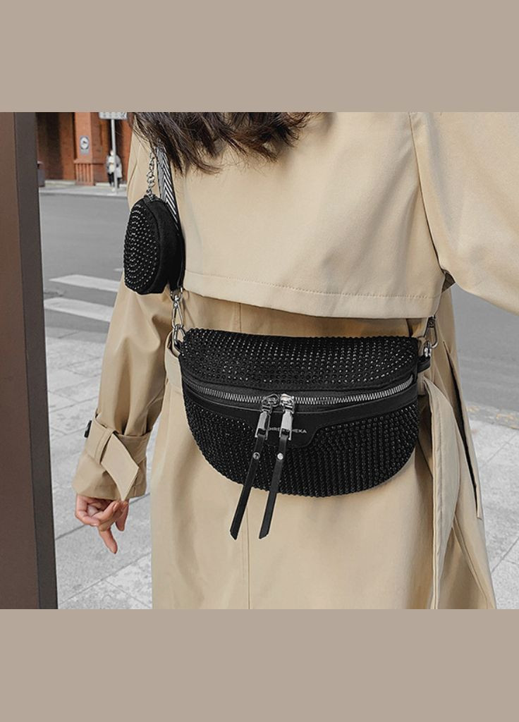 Детская бананка с камешками стразами сумочка No Brand (334730724)