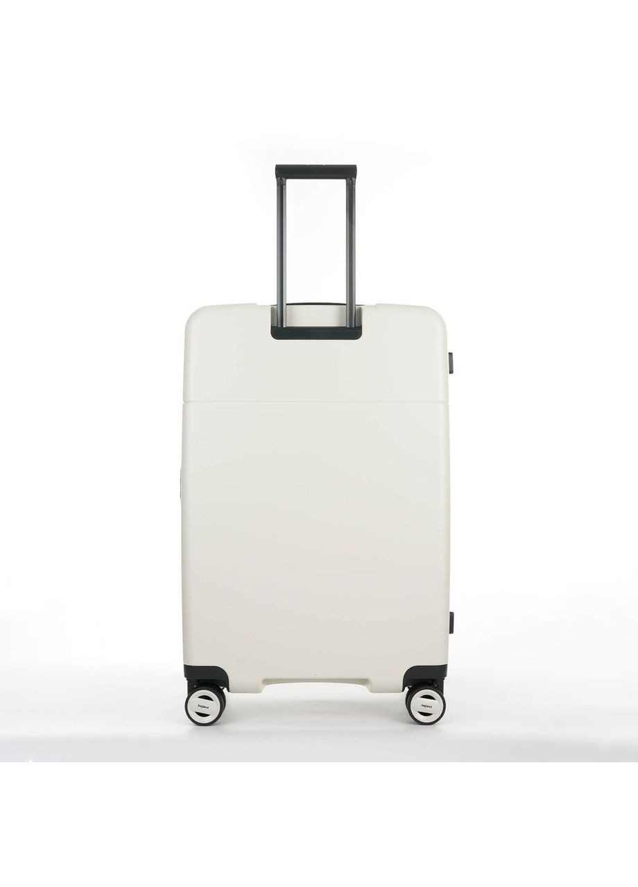 Дорожный чемодан 96л из пластика с расширителем на молнии 4-х колесный Velo (00322028) Bagland (319710773)