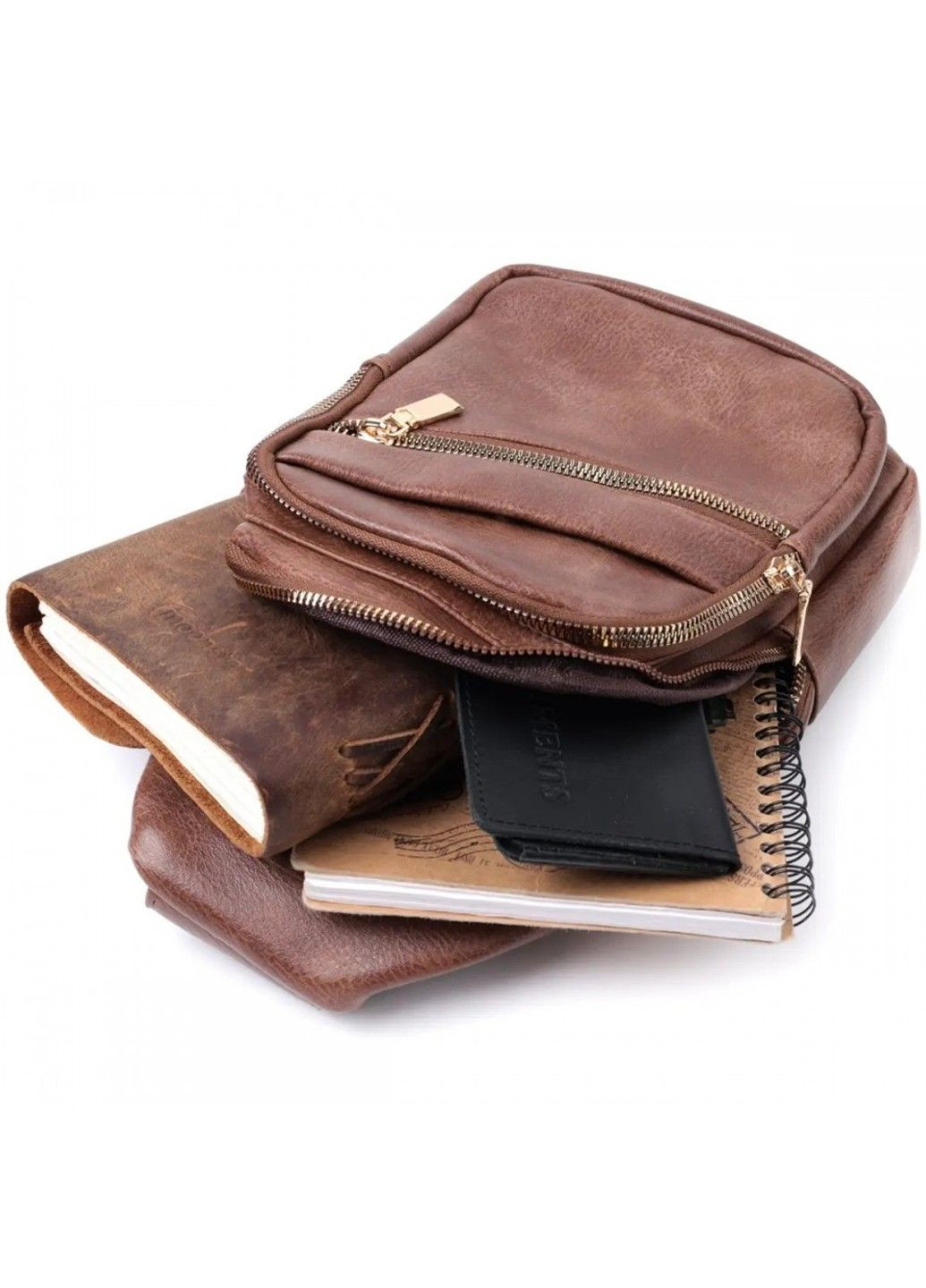 Женская сумка-слинг из экокожи 22760 Vintage (304265772)