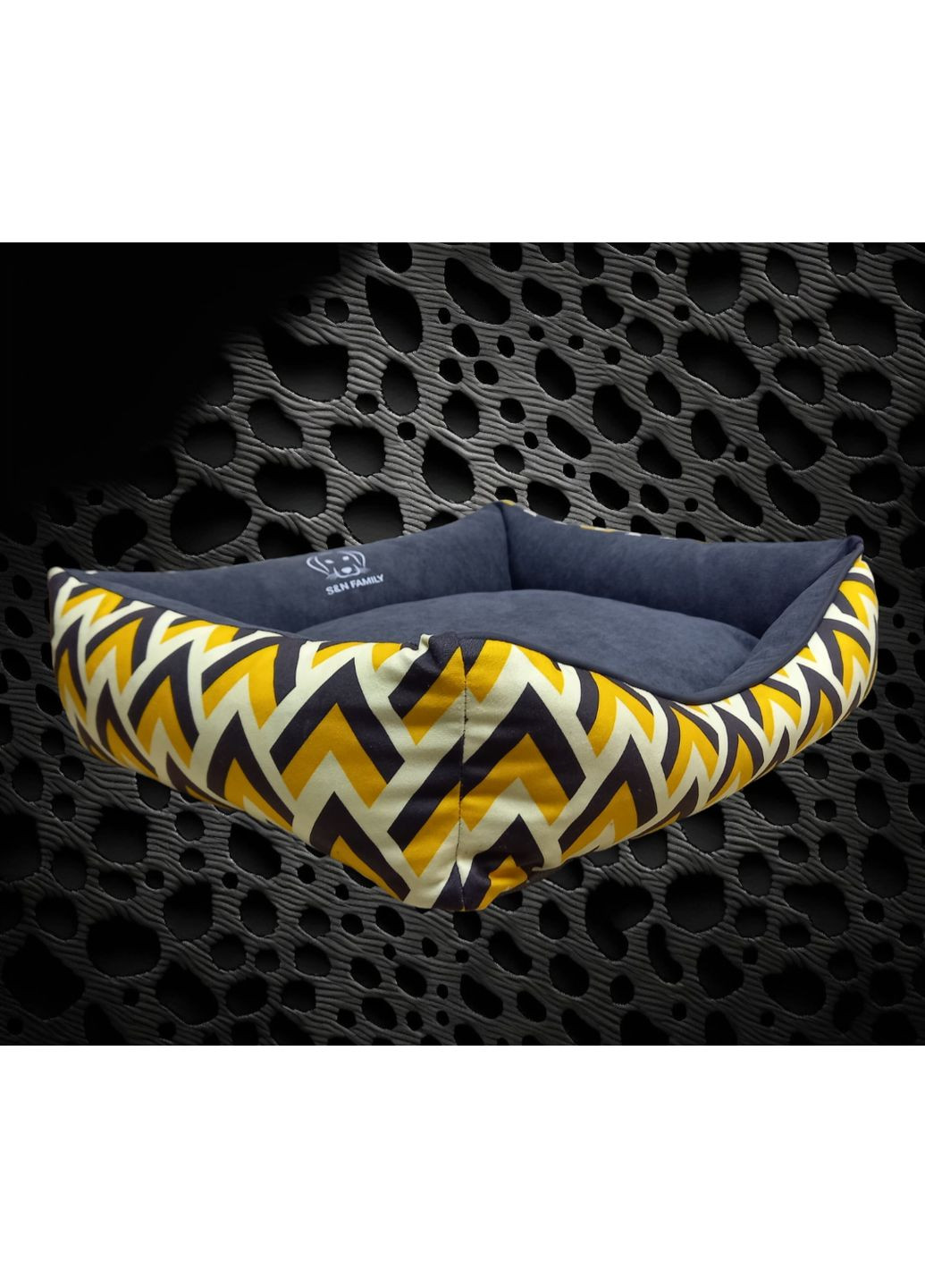 Лежанка 150х105х25см из текстиля для больших и гигантских собак "Ethnos Yellow" ( ) S&N Family (361204635)