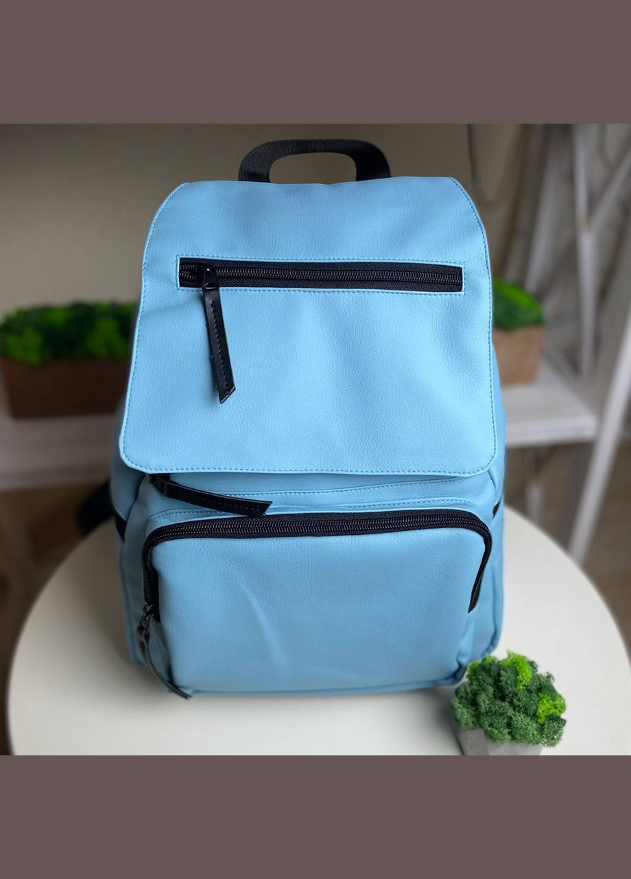 Голубой рюкзак молодежный портфель городской спортивный Love & Live blue No Brand (293943084)