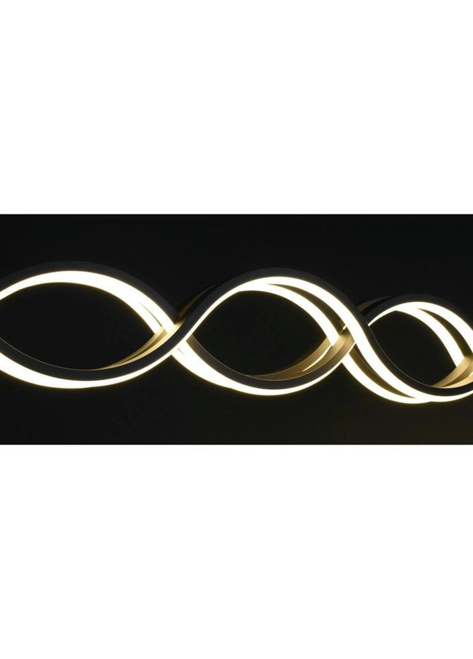 Люстра светодиодная подвесная LED светильник для квартиры на потолок лэд 27495 Черный 25-110х10х120 см. Sunnysky (324396274)