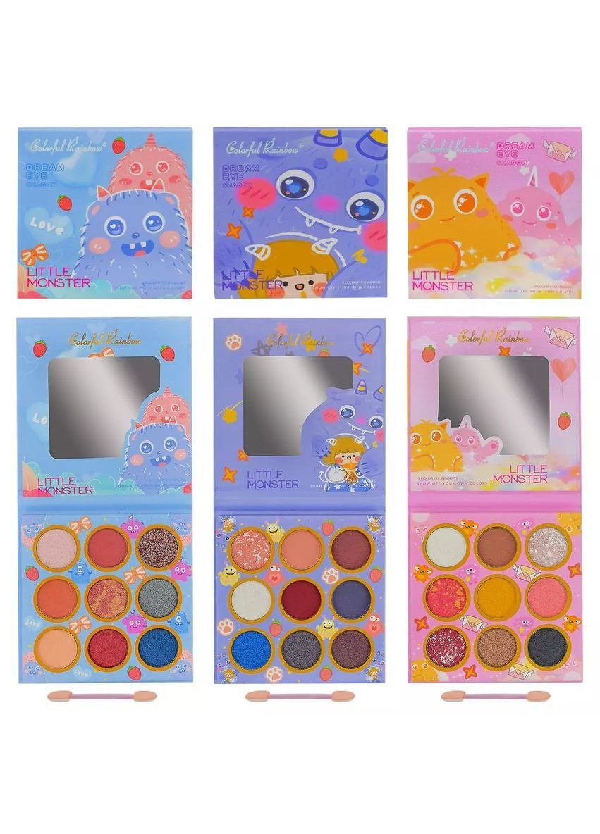 Набір дитячої декоративної косметики з палітрою тіней для повік в асортименті - No Brand 2776/7/8/9 (371926451)
