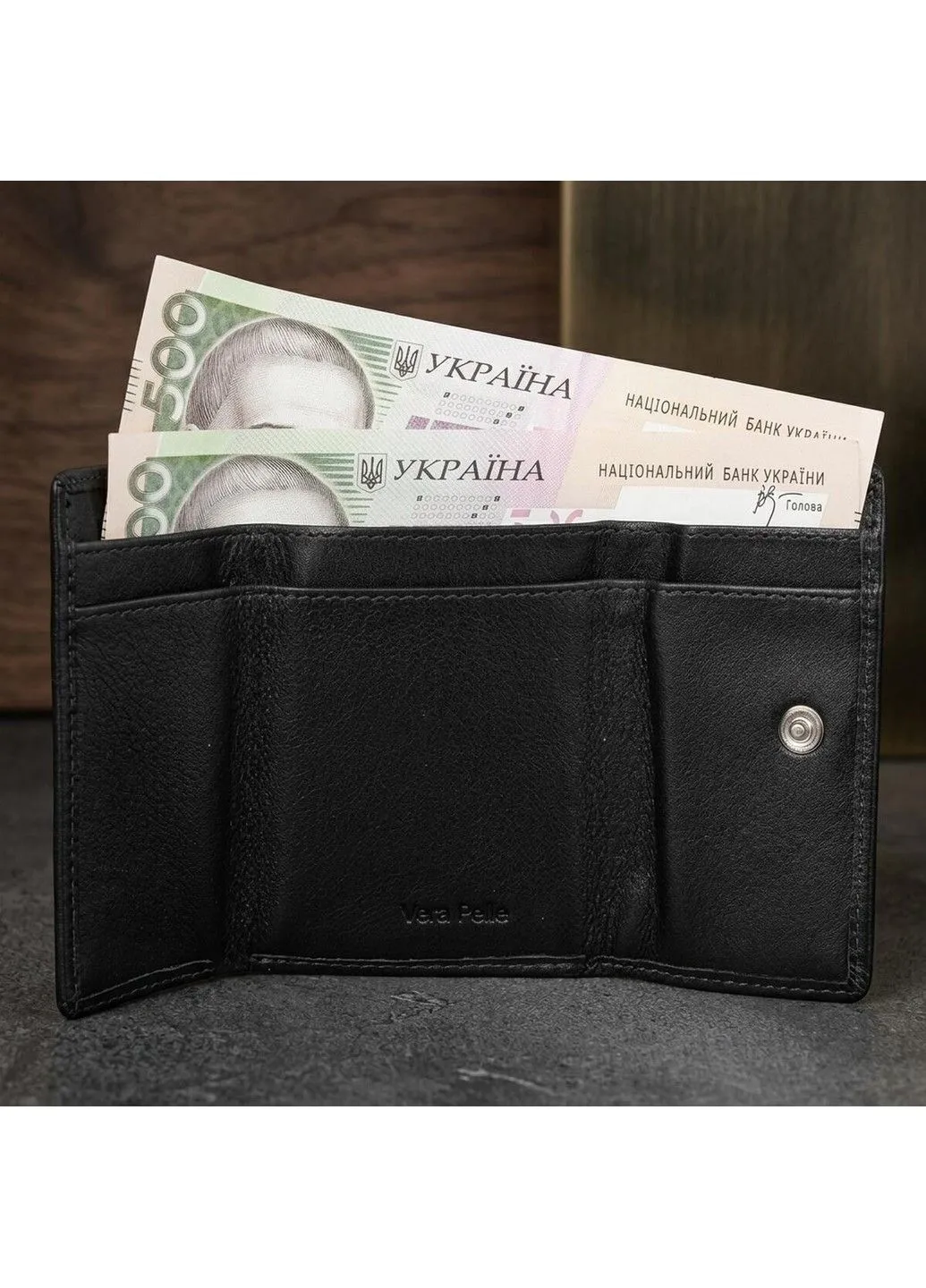 Жіночий гаманець натуральна шкіра Cortina 5056 nero (90260) Чорний Tony Perotti (402543091)