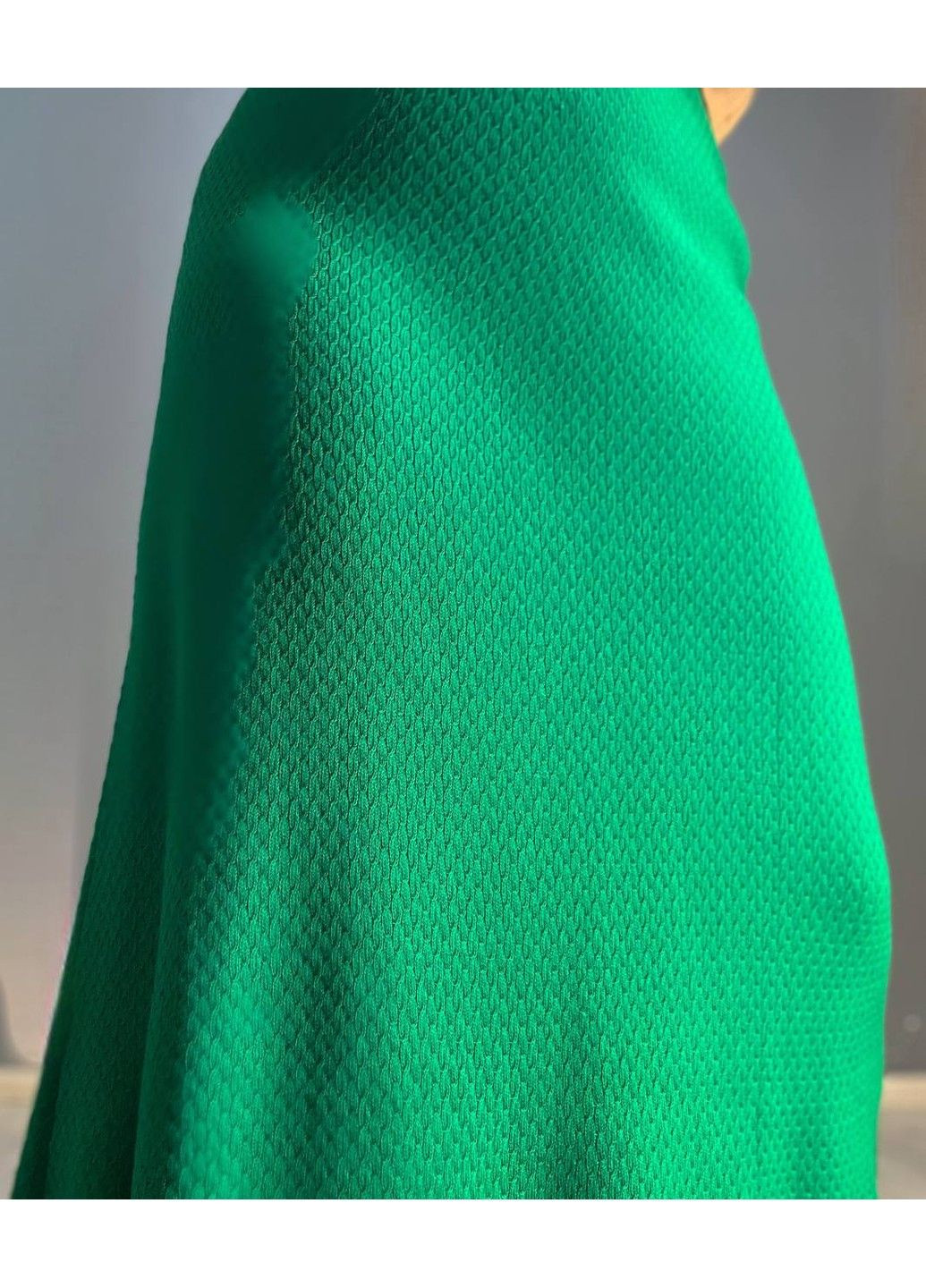 Зеленая юбка женская 2024402 трапеция косичка длинная one size My Fashion