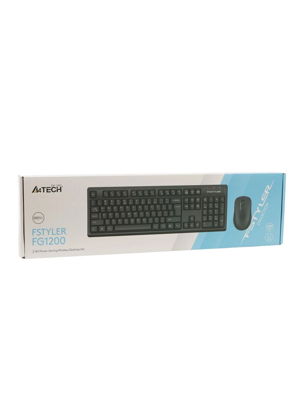 Комплект (клавіатура, миша) бездротовий FG1200 Black A4Tech (382610021)