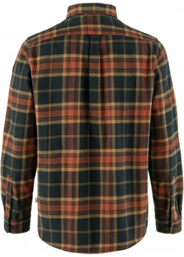 Комбінована сорочка ovik twill shirt leaf/dark navy Fjallraven