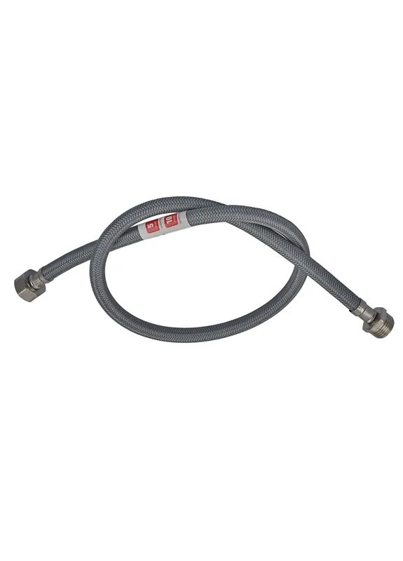 Гнучке підведення ZHN-02-FM1/2"-120 (нейлонове обплетення, гайки нерж) (ZX5152) Zerix (399009131)