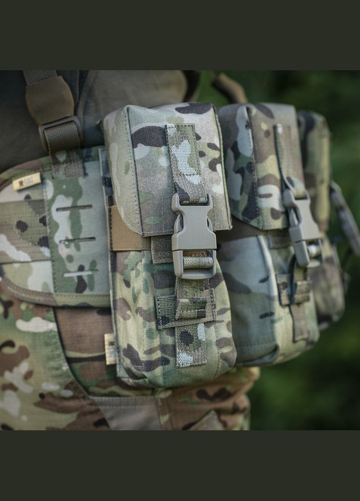 Подсумок на два магазина закрытый Fastex Multicam M-TAC (315147903)