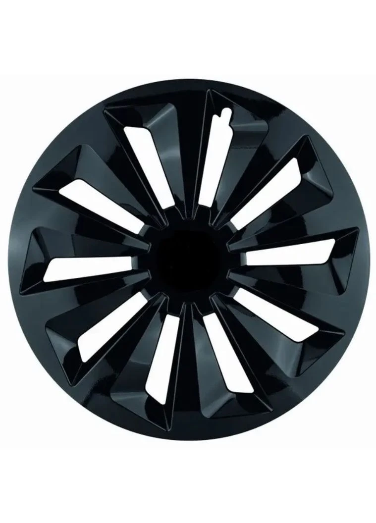 Колпаки на колеса R13 Fox Black черного цвета Jestic (392457201)