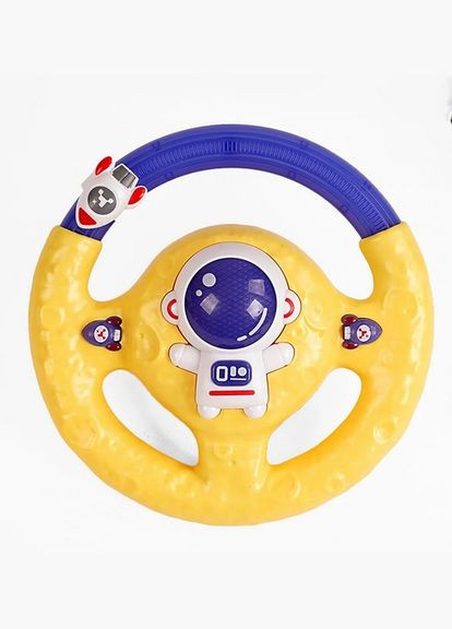 Руль KX 5702 звук, музыка, подсветка, трещётка, ремешки, на присосках, в пакете (6969607290112) No Brand (316275328)