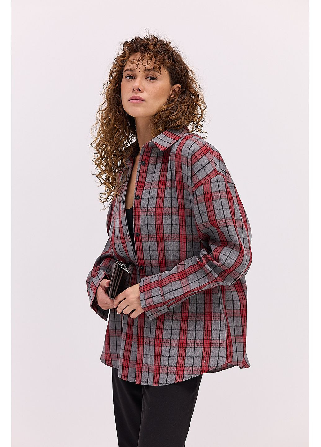 Жіноча картата сорочка Arjen (366081453)