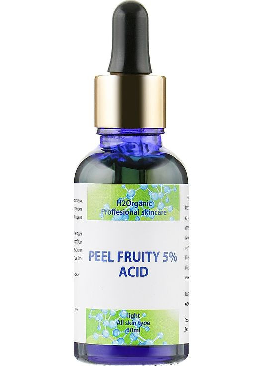 Натуральні фруктові кислоти 5% 30ml (866447-25478) H2Organic (368741197)