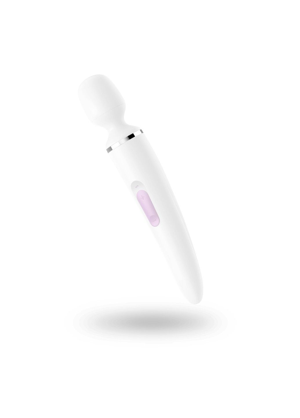 Вібромасажер Wand-er Woman (White/Chrome), водонепроникний, потужний, розмір XXL Satisfyer (339865975)