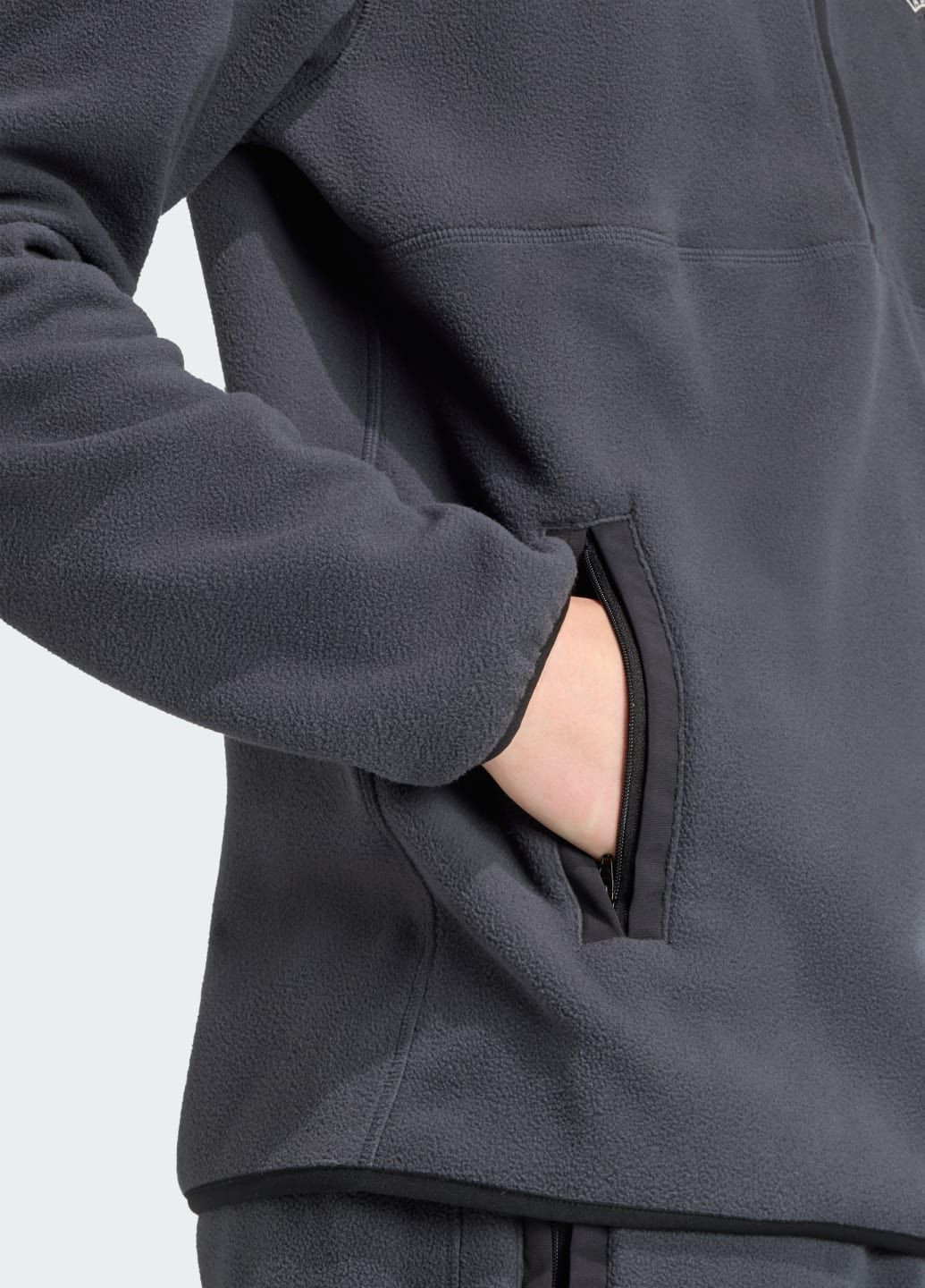 Спортивная кофта Regular Polar Fleece Quarter-Zip adidas (369631944)