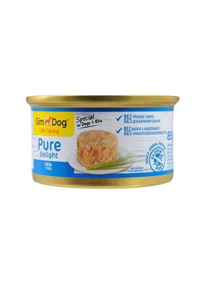 Вологий корм LD Pure Delight для собак мініатюрних порід, тунець, 85 г (*) GimDog (322589851)