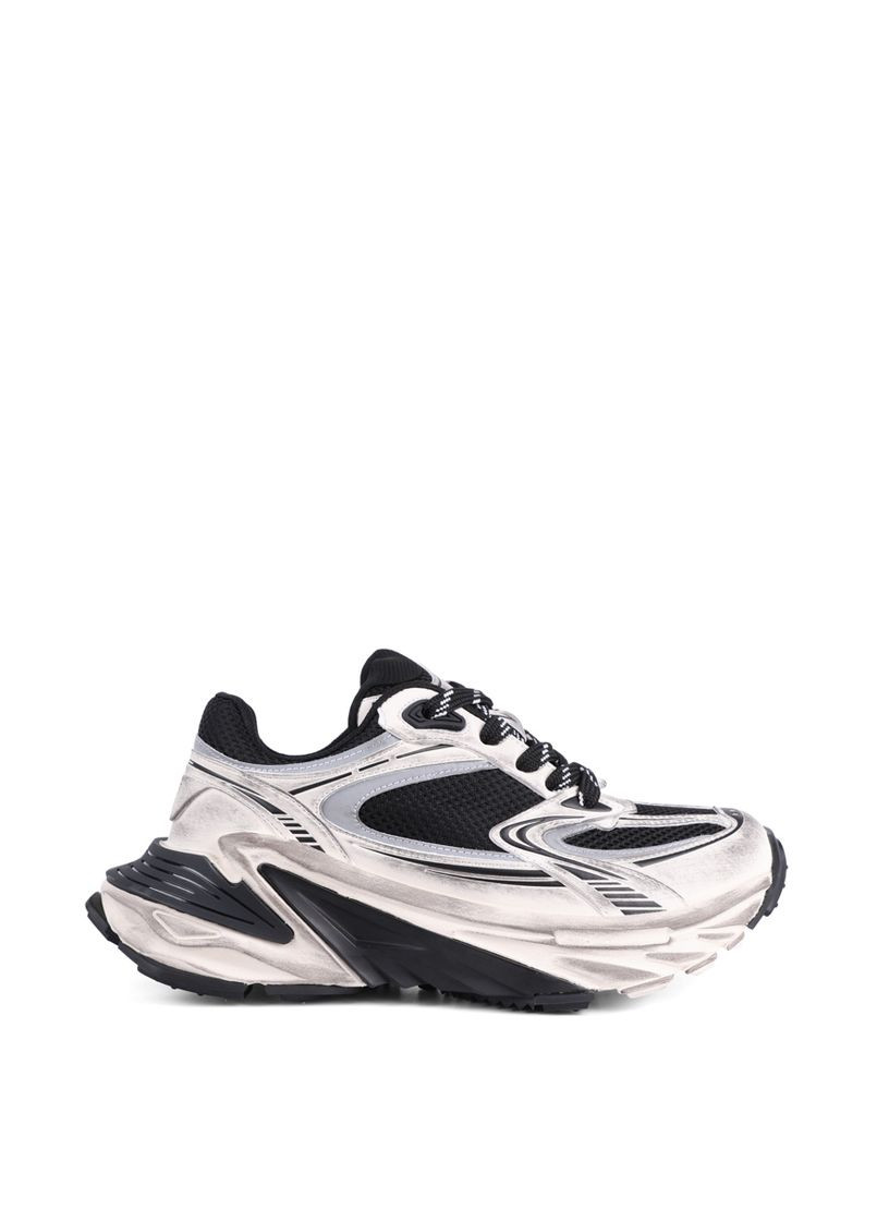 Жіночі Кросівки XH530-01M Чорно-білий Штуч. шкіра MIRATON чорно-білі демісезони (365434675)