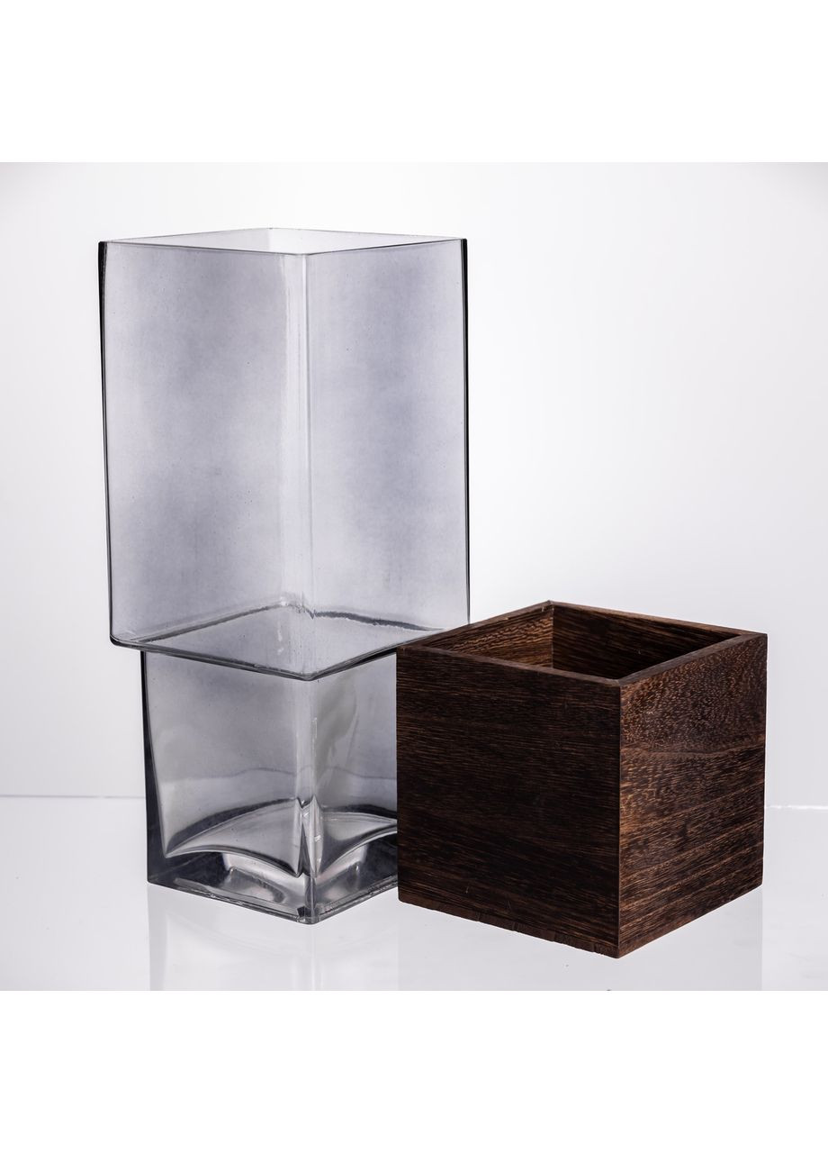 Ваза для цветов круглая стеклянная прозрачная для дома и офиса декор для интерьера цветочный контейнер Yiwu (370432281)