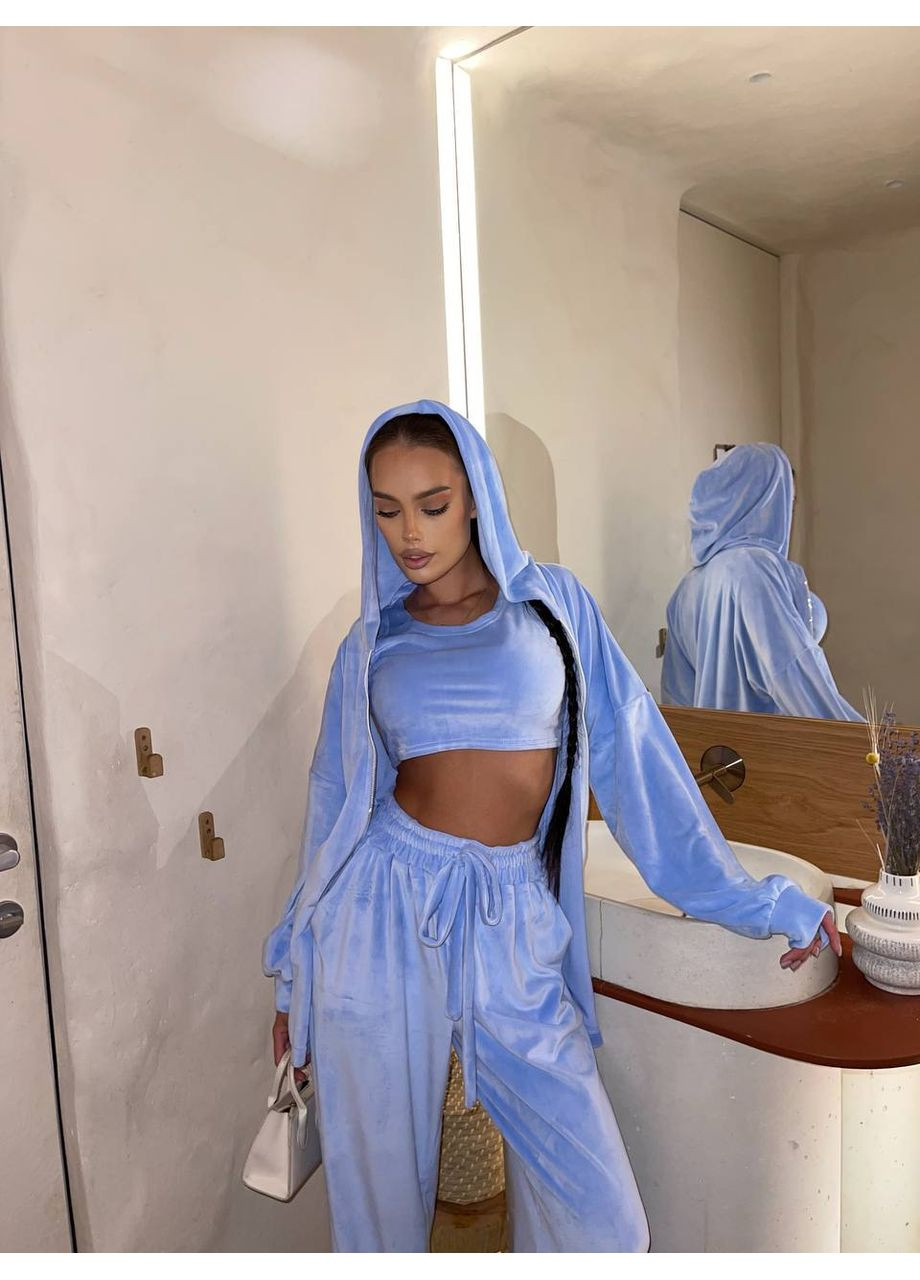 Велюровый костюм тройка оверсайз Osoblyva (361831174)