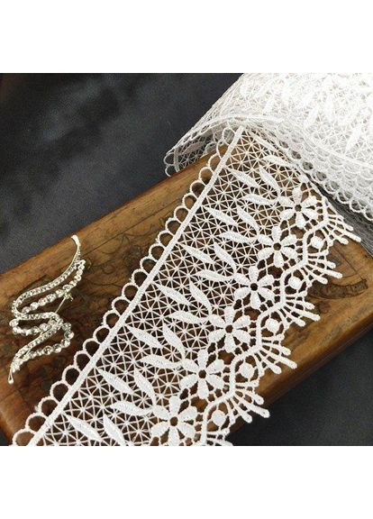 Мереживо макраме 9см (20 м) Колір білий (24-H13115-1) Plus-plus (352751352)