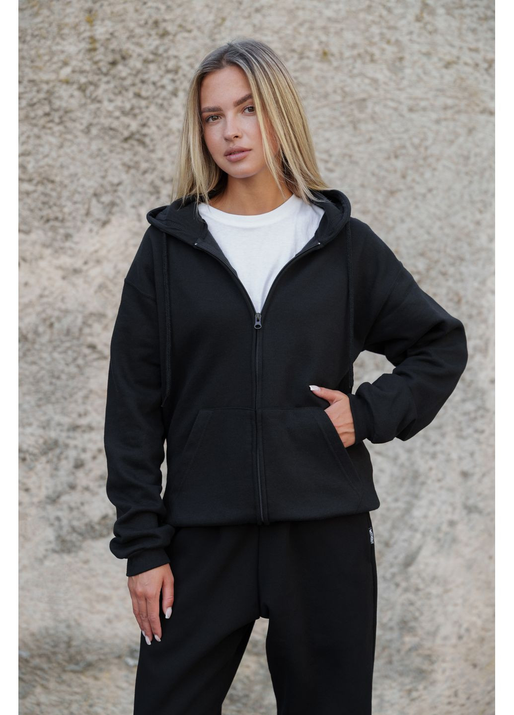 Женские Утепленное Зип Худи На Флисе Зипер Kane С Принтом Supermacy Without (363022201)