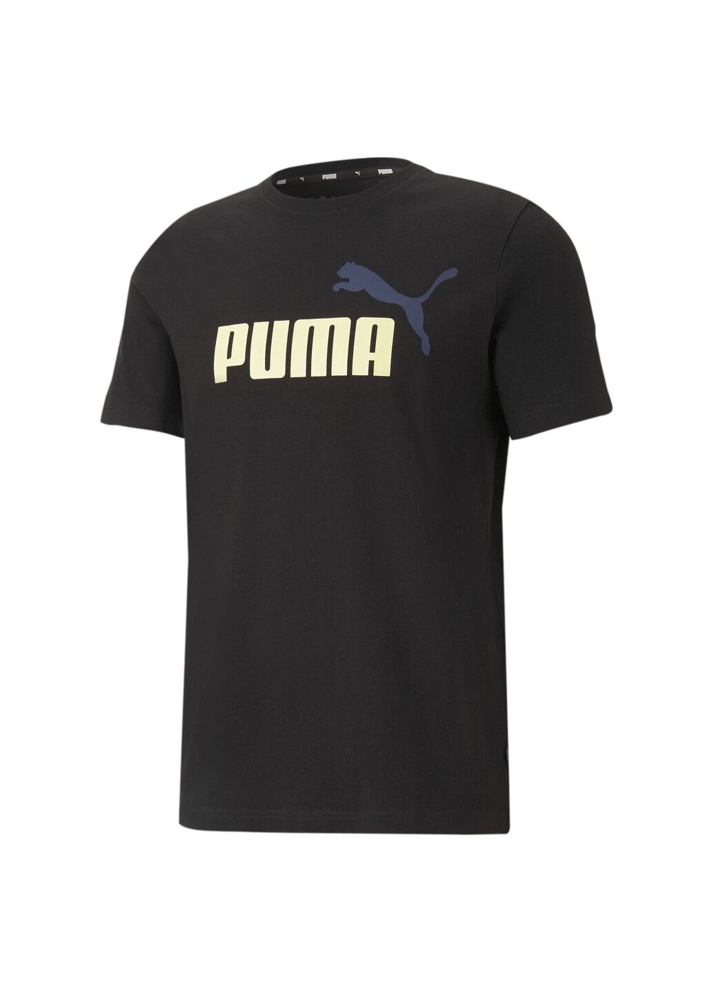 Черная футболка essentials+ 2 colour logo men's tee Puma