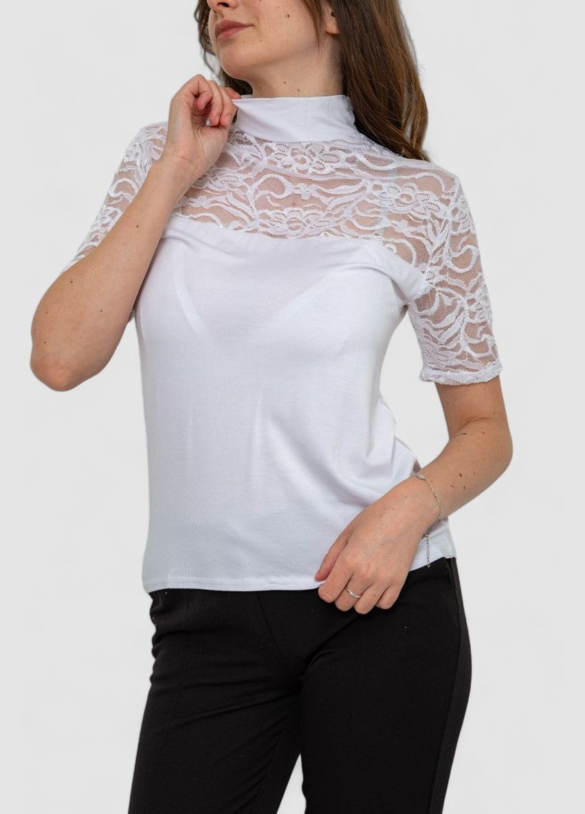Белая футболка женская Ager 186R523