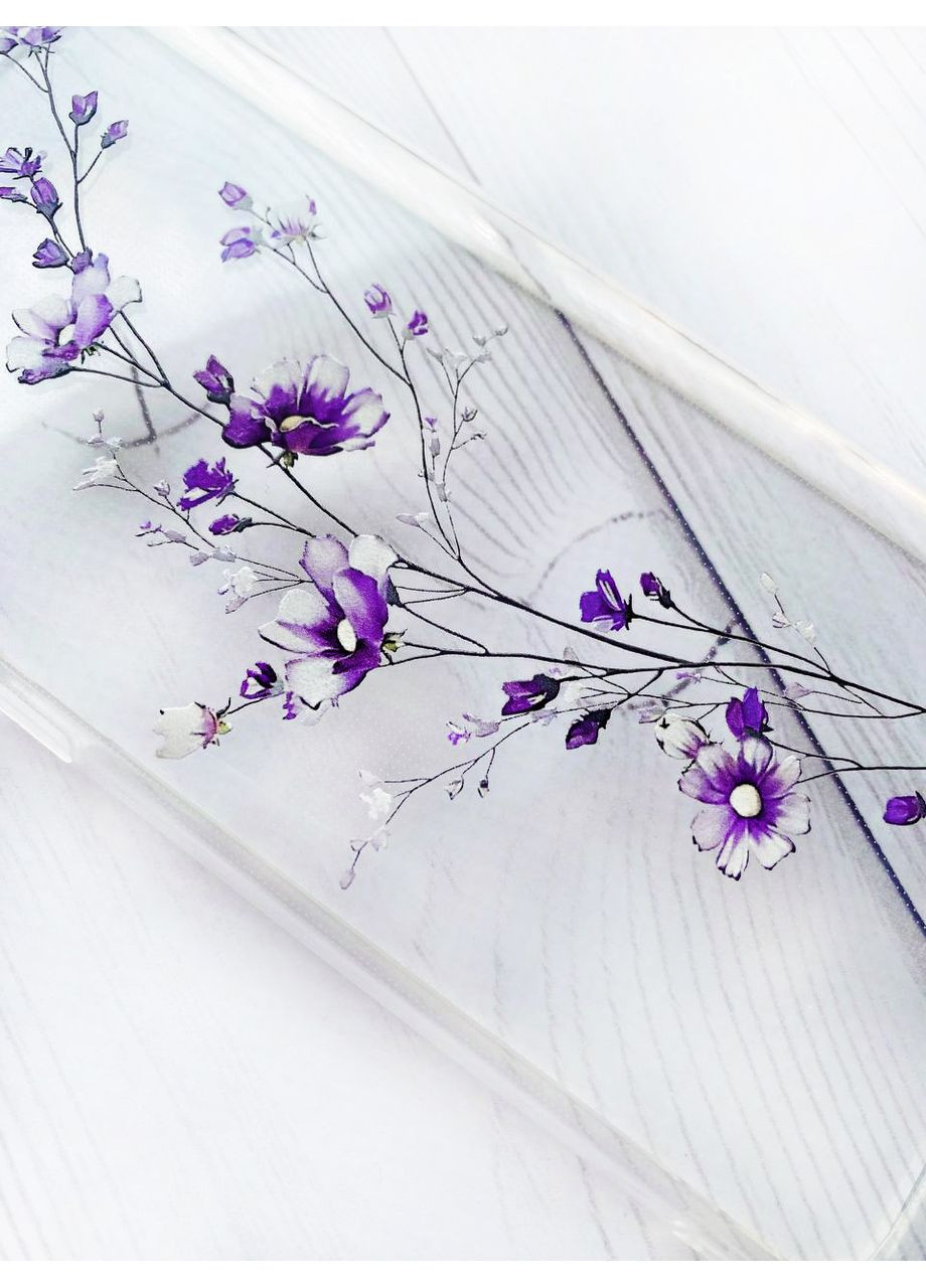 Чехол с утолщёнными углами для Xiaomi Poco X4 Pro 5G:: Веточка цветов (принт 278) Creative (360694395)