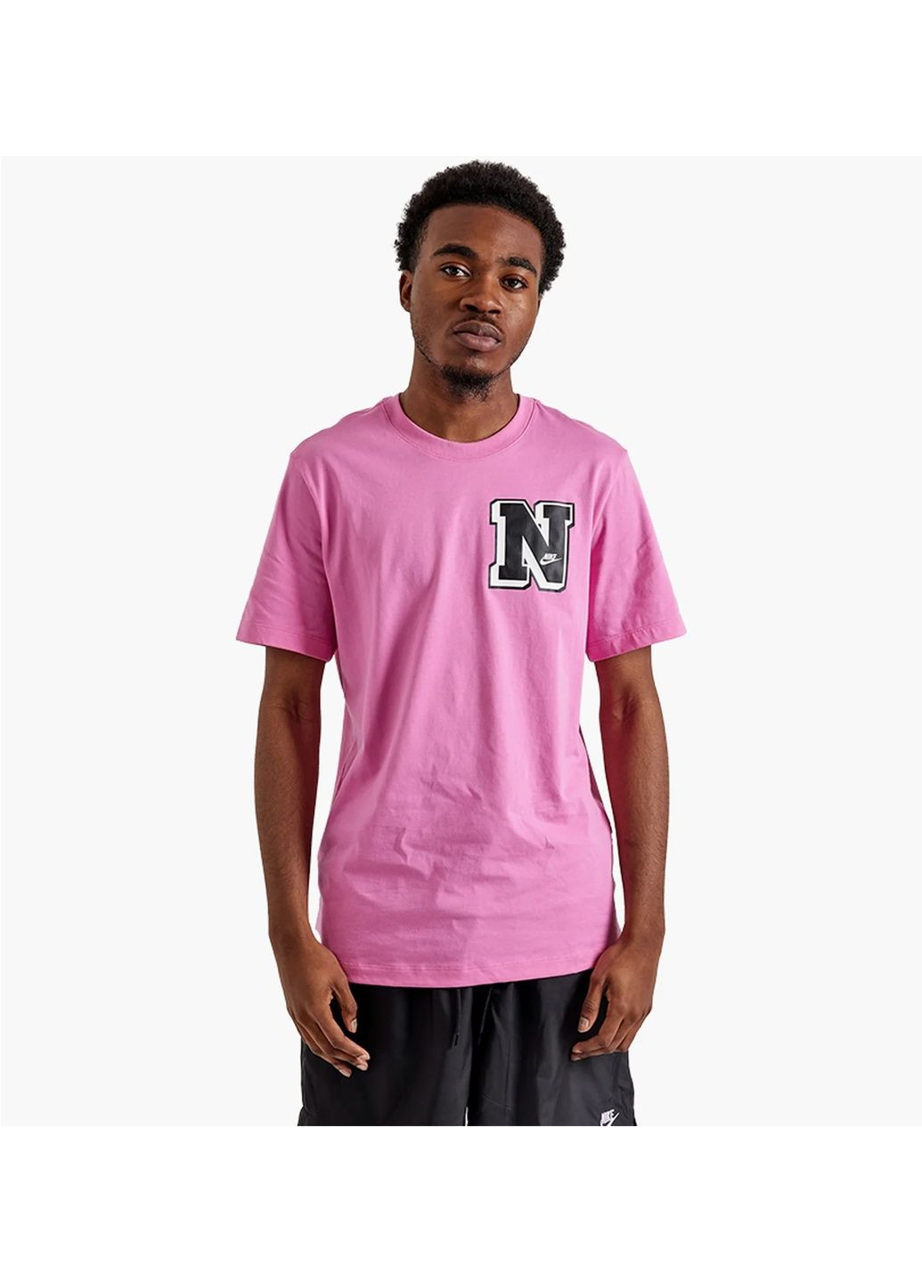 Розовая футболка мужская sportswear tee pink Nike