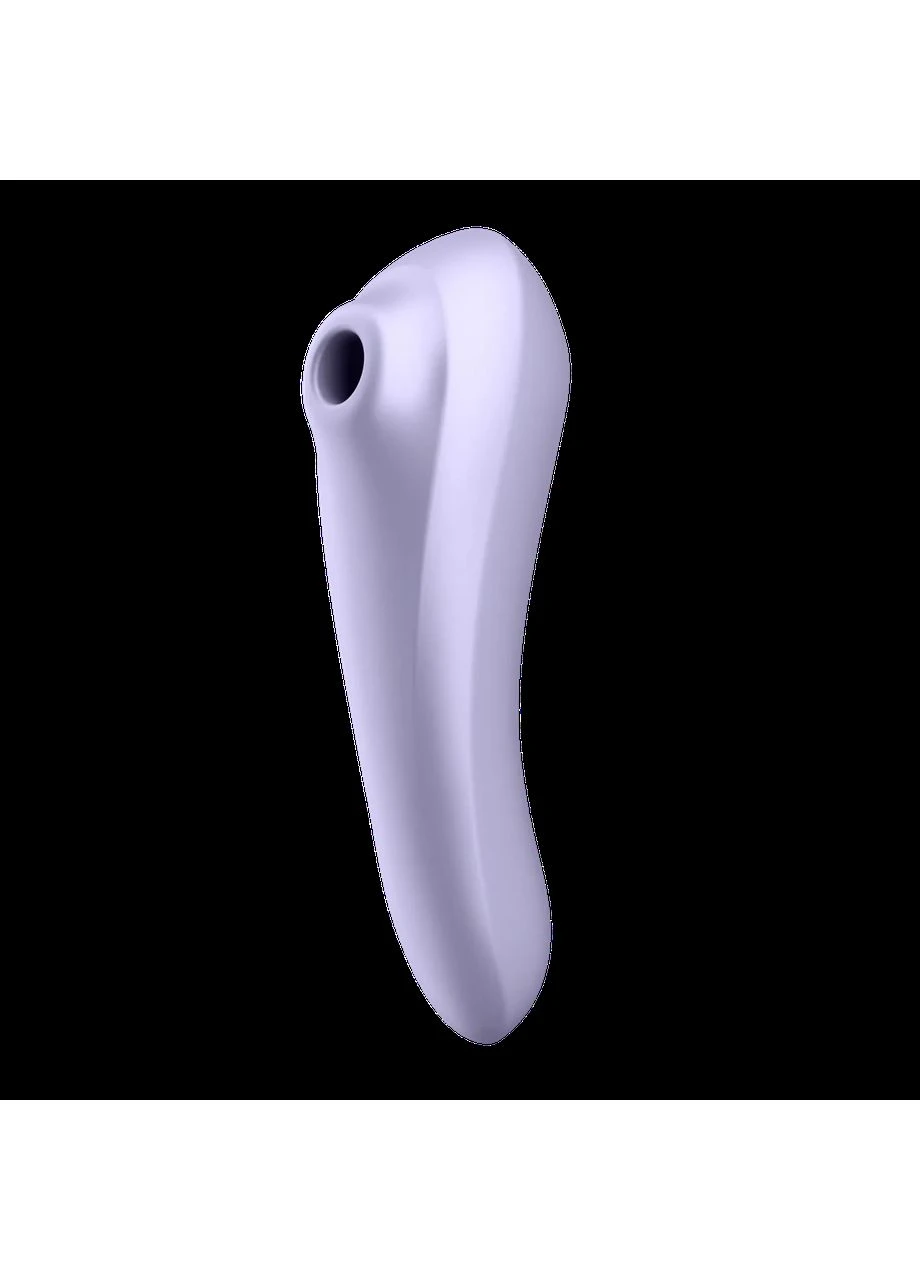 Подвійний смарт-вібратор із вакуумною стимуляцією Satisfyer (386888264)