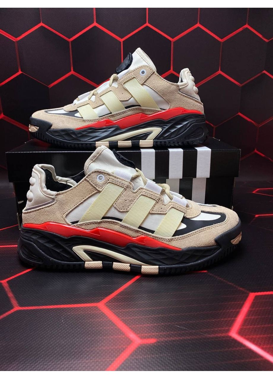 Комбіновані Осінні кросівки чоловічі adidas niteball адідас найтбол No Brand