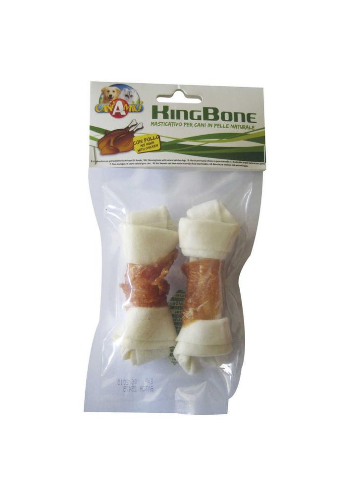 Ласощі для собак Кістка Курица жилована вузлова King Bone Chicken, 11 см, 30 гр, 2шт/уп C1003070 Croci (295932057)