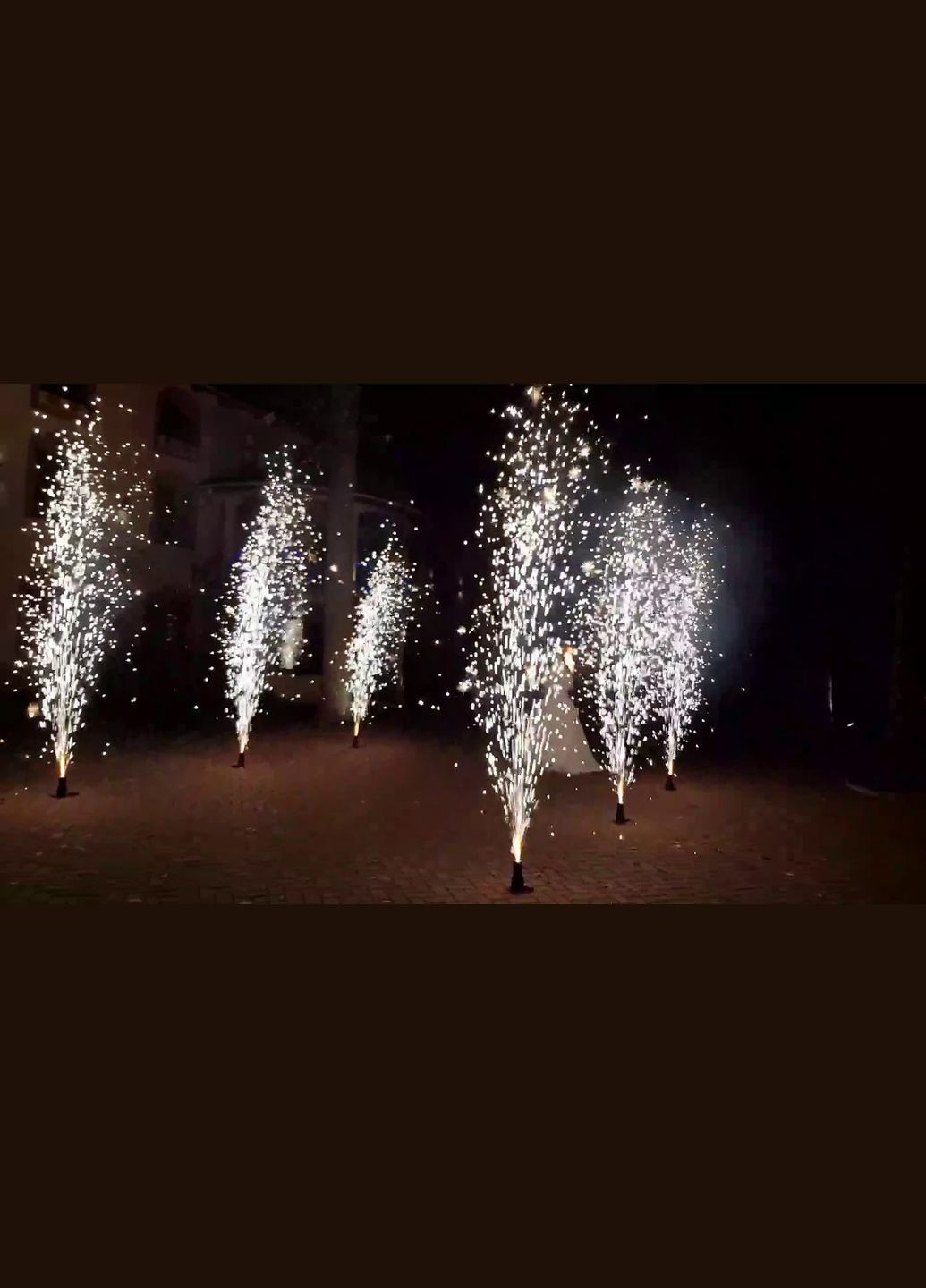 Холодный Фонтан сценический Silver высота выстрела 3 м время горения 30с No Brand (332785787)