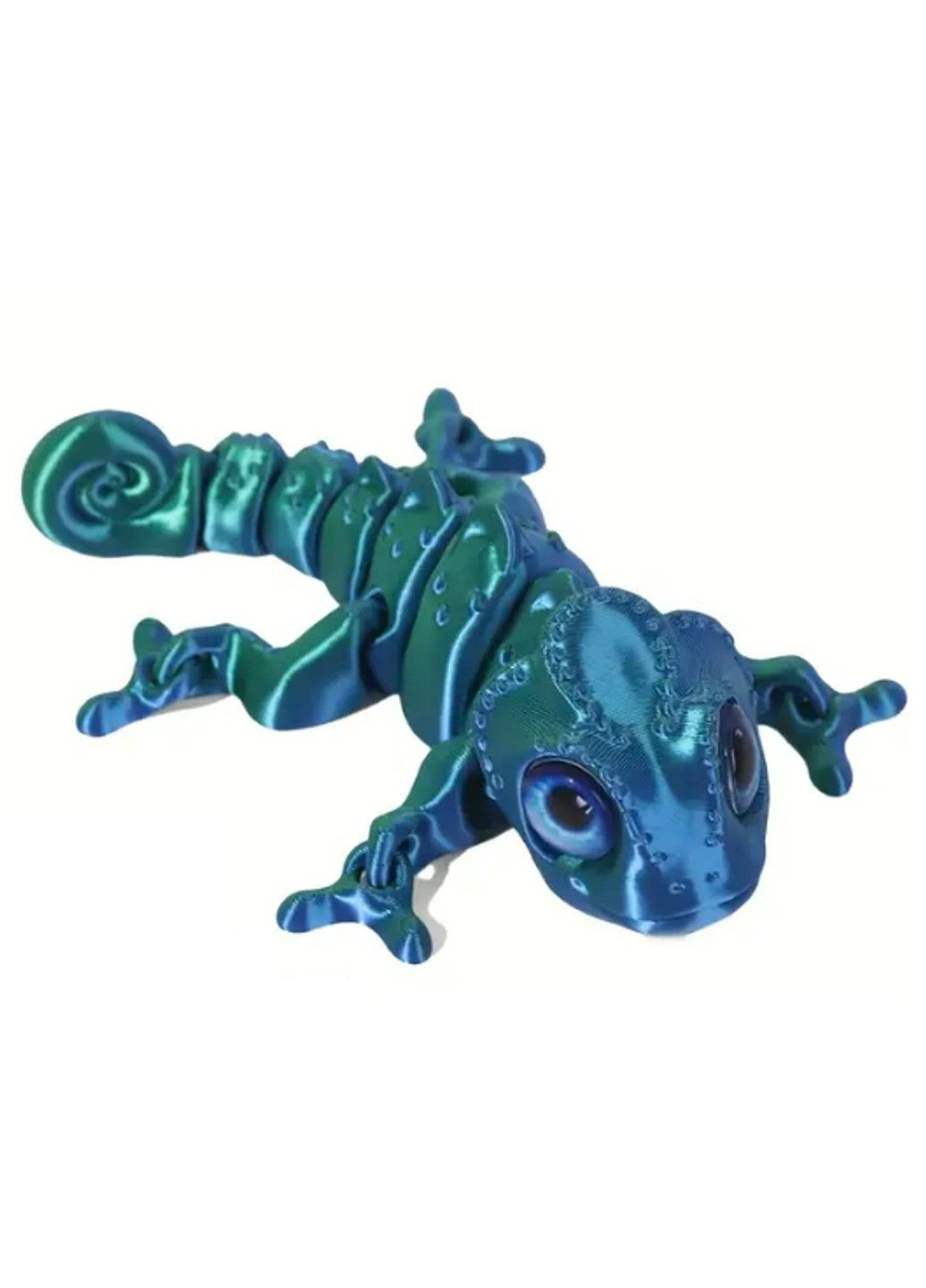 Детская 3Д игрушка Хамелеон подвижный 10см No Brand (332788136)