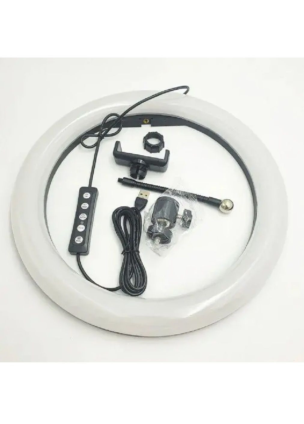 Комплект набір лампа 33 см з регулюванням яскравості пультом фіксатором для телефону камери штативом 200 см (482231-Prob) Unbranded (372189844)