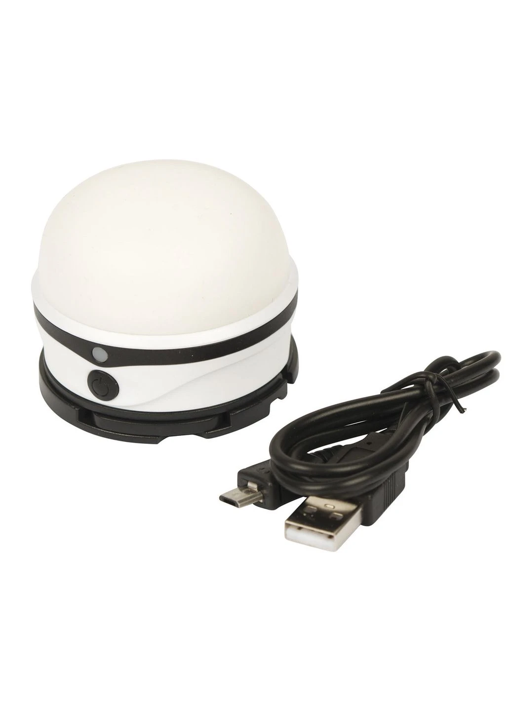 Ліхтар кемпінговий Kuma Silicone Rechargeable 200 Lumen White/Black (5818808) Bo-Camp (315937435)