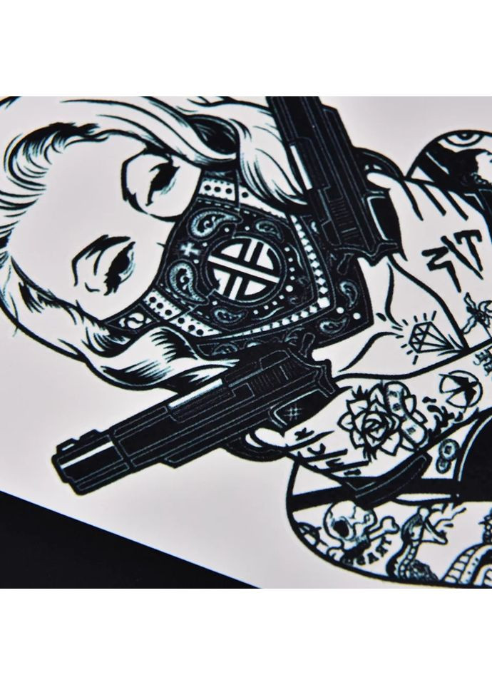 Временное тату Монро 21х15см водостойкое Tattoo (367623427)