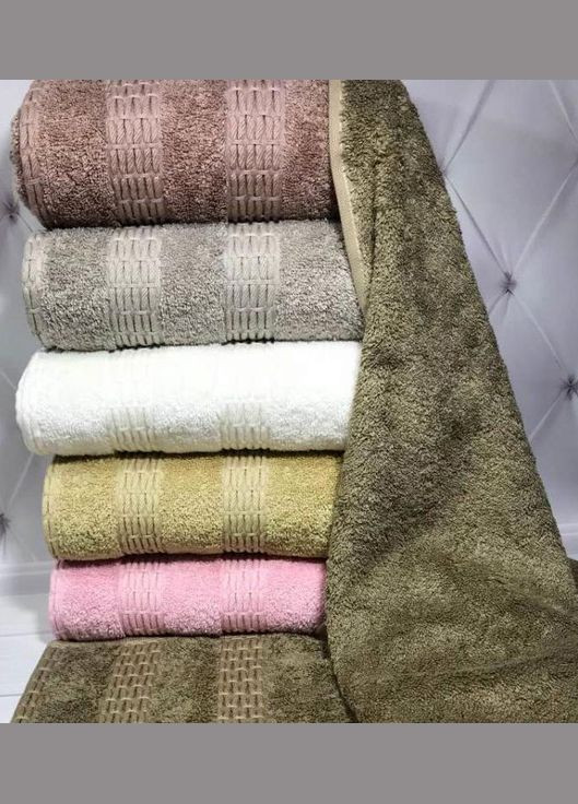 Набір 6 рушників Bamboo Destina 50х90см (лицьові), бамбук Pupilla комбінований