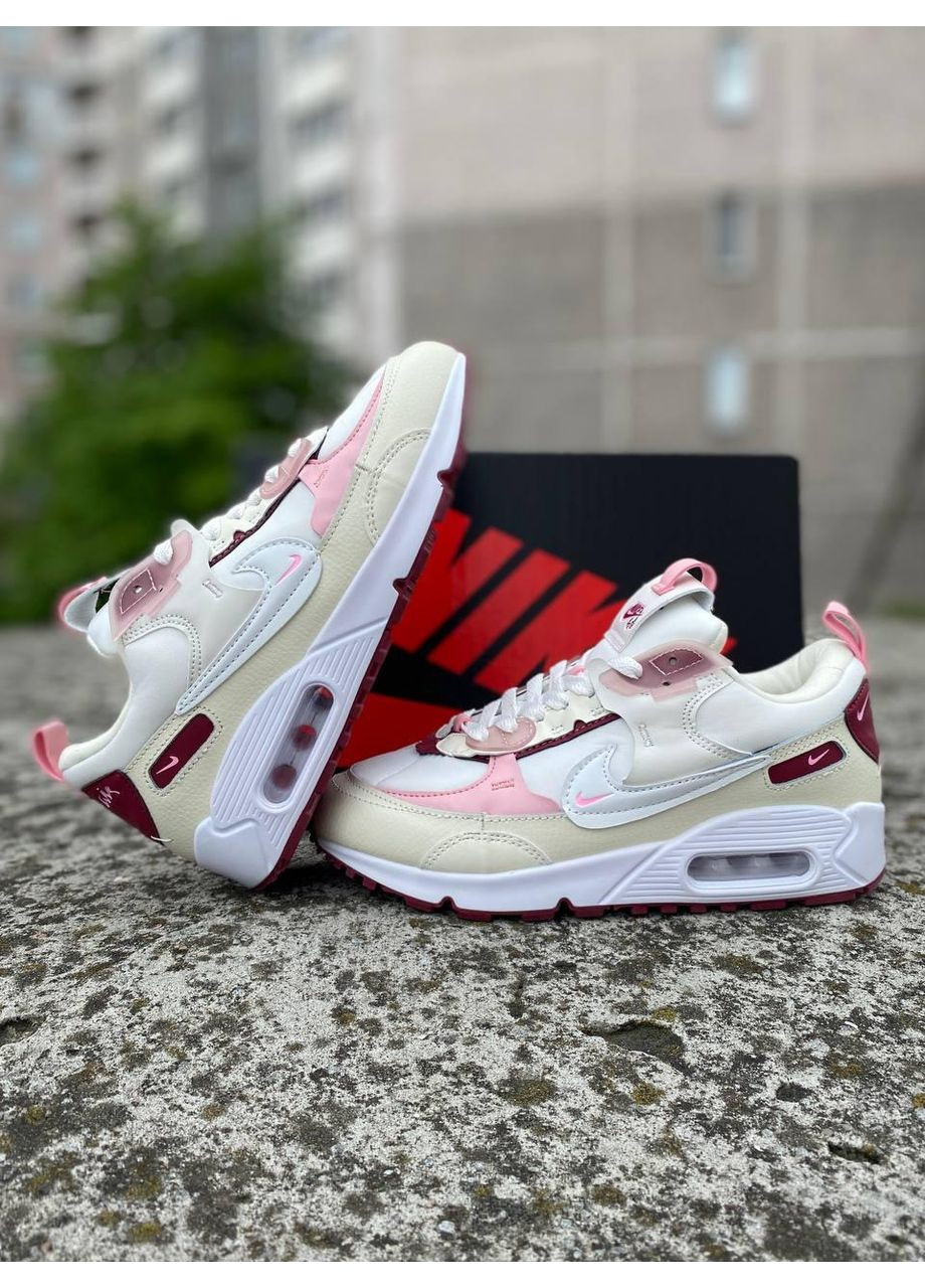 КРОСІВКИ ЖІНОЧІ NIKE AIR MAX 90 FUTURA VALENTINES DAY FD4615-111 НАЙК АІР МАКС 90 No Brand бежеві демісезони (367177802)