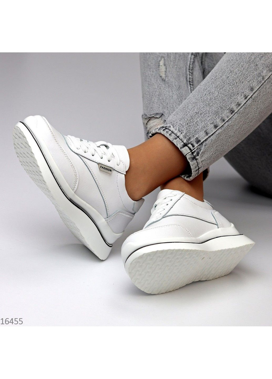 198 Кросівки Шкіряні Білі KDSL білі демісезони (299153982)