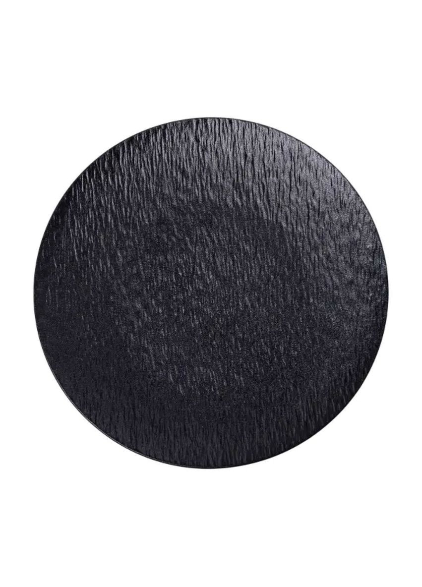 Тарілка сервірувальна порцелянова 30 см чорна HP-7-726 Yiwu (371480936)