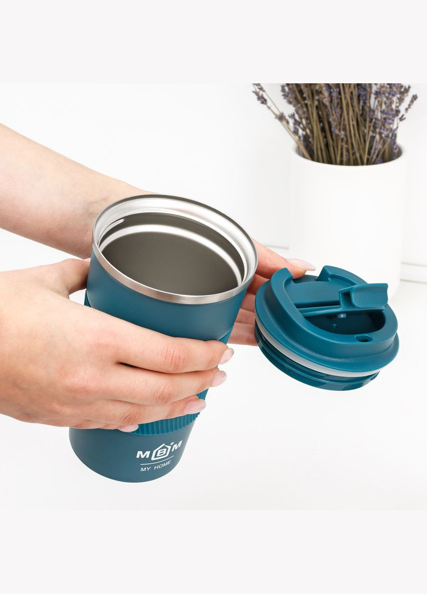 Термокухоль MY HOME 380 мл Синій (KP-28 S BLUE) MVM (301002435)