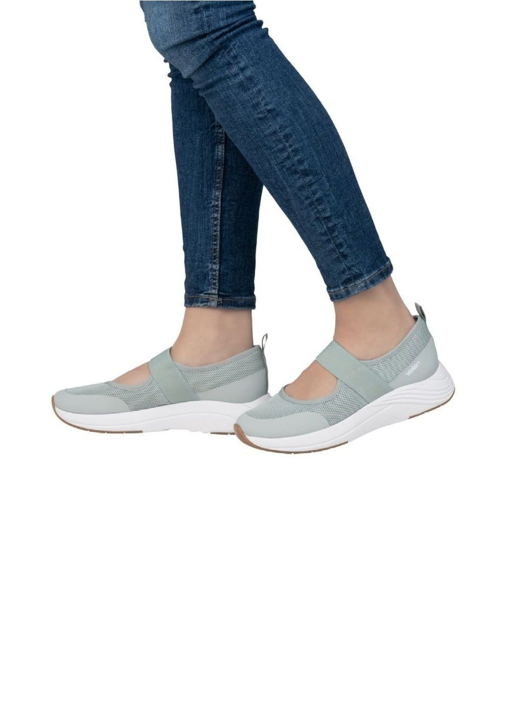 Rieker Туфлі оливковий з текстиль, німеччина — літо (328917219)