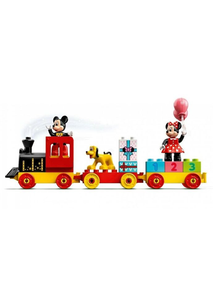 Конструктор DUPLO Disney Праздничный поезд Микки и Минни 22 детали (10941) Lego (281425582)