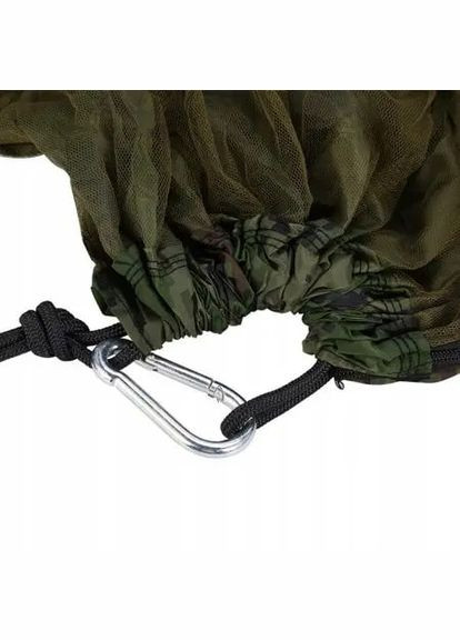 Туристический гамак с москитной сеткой Santiago Army 260x140см Lucky Day Shop (322858708)
