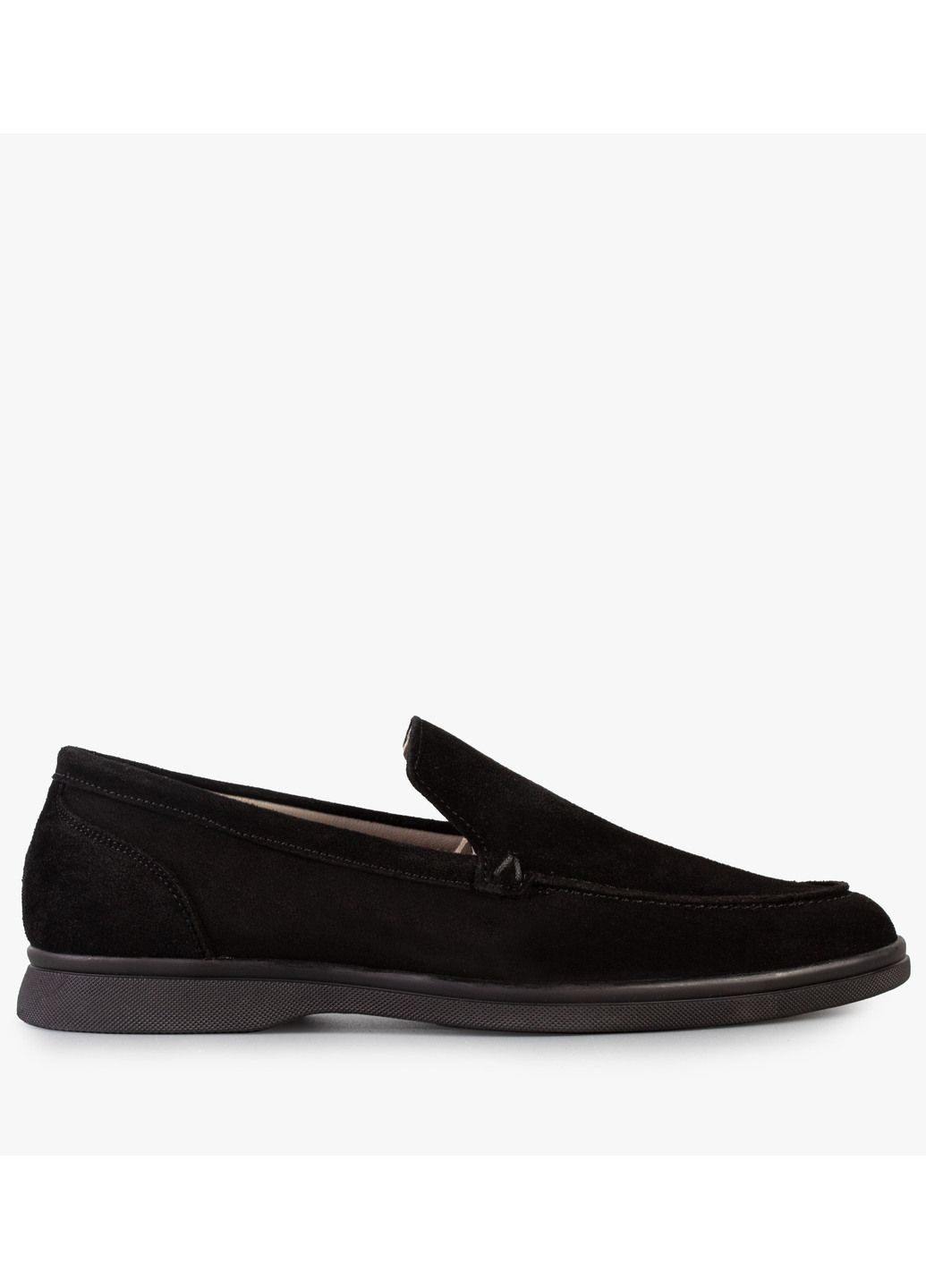 Черные повседневные туфли лоферы мужские бренда 9200588_(1) ModaMilano без шнурков