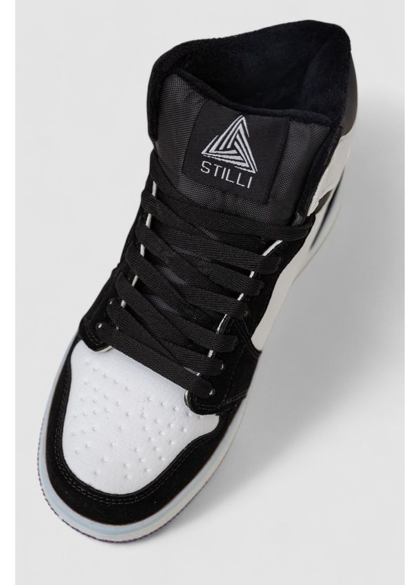 Кросівки жіночі зимові на хутрі Sport Line чорно-білі зими (361432471)