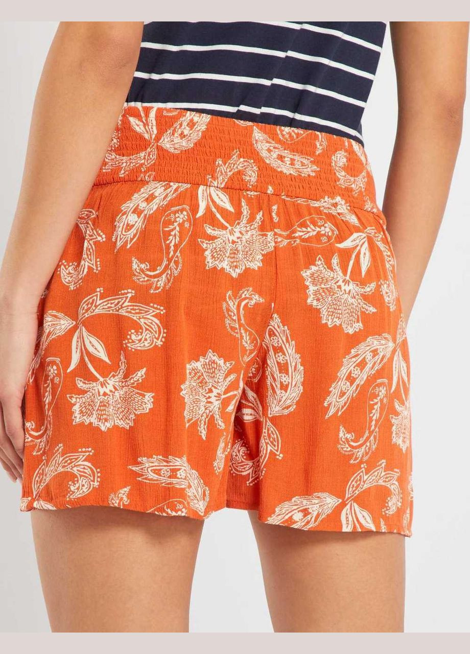 Шорты,кирпичный в белые узоры, Kiabi (346473146)